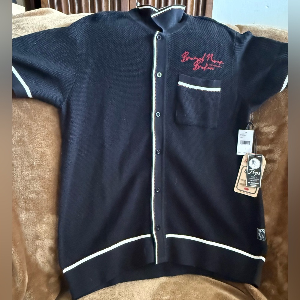 PRPS “Soul Purpose” Men’s Button Up Shirt - Size: Large NWT